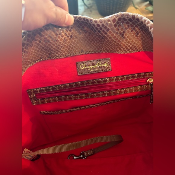 Dooney & Bourke bag with silver buckle - Picture 2 of 4